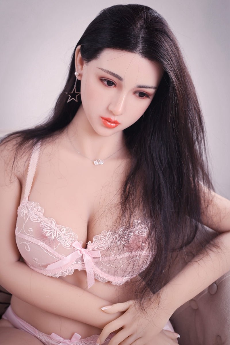 Nelly 161cm Fat Life Size Love Doll Implanted Hair silicone sex dolls