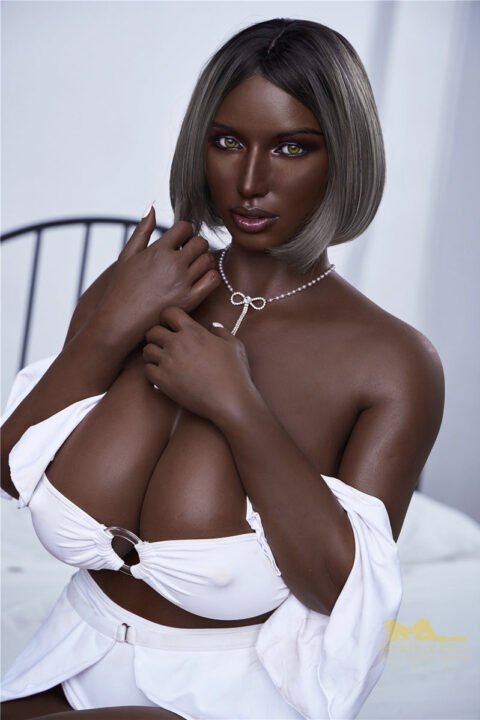 160cm S28 Zara Black Silicone doll IrontechDoll Realistic sex doll